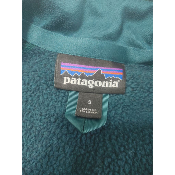 Women's Patagonia Better Sweater 1/4 Zip Fleece Pullover Dark Teal Size S - Picture 4 of 11